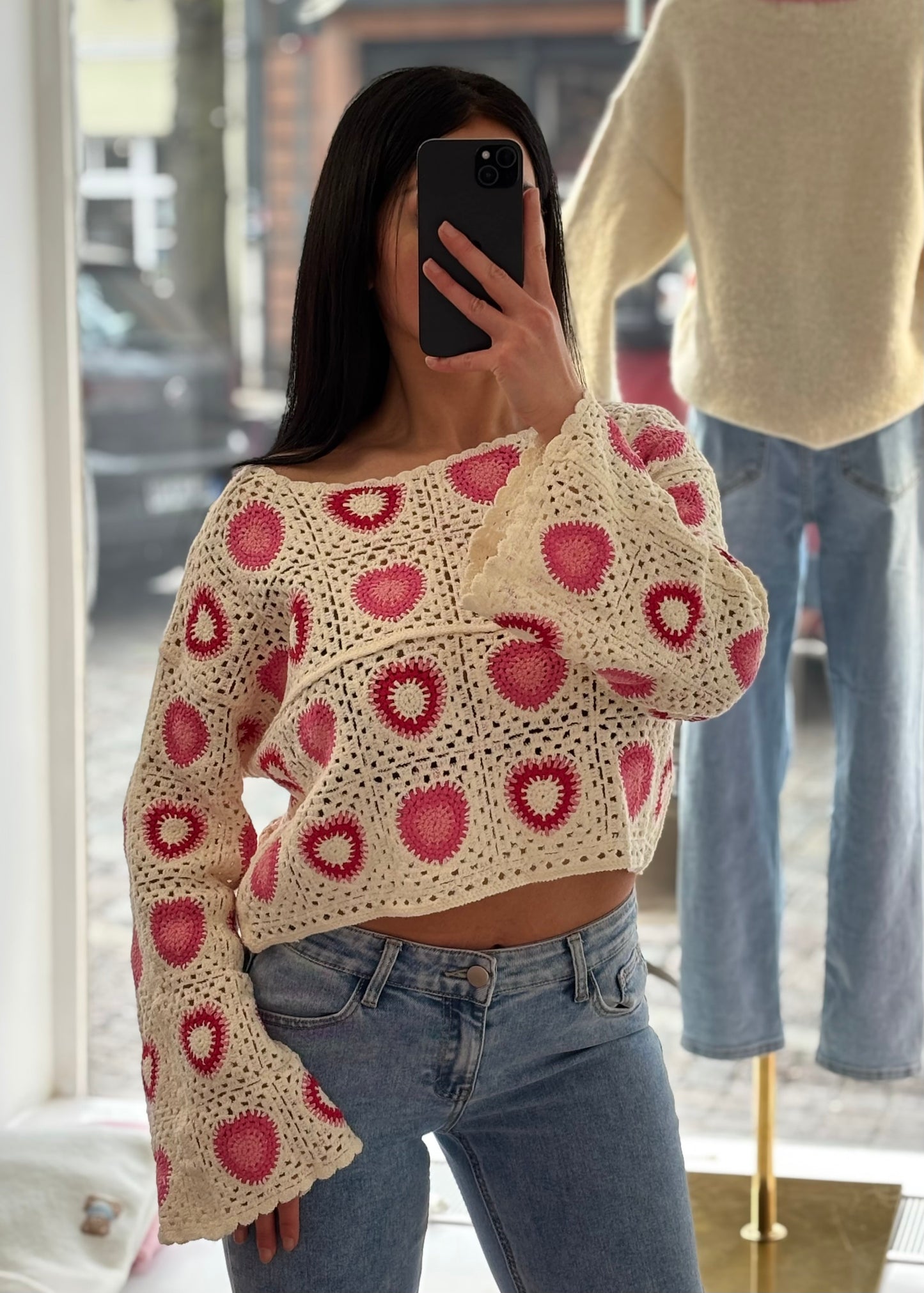 Häkeltop „Heart“