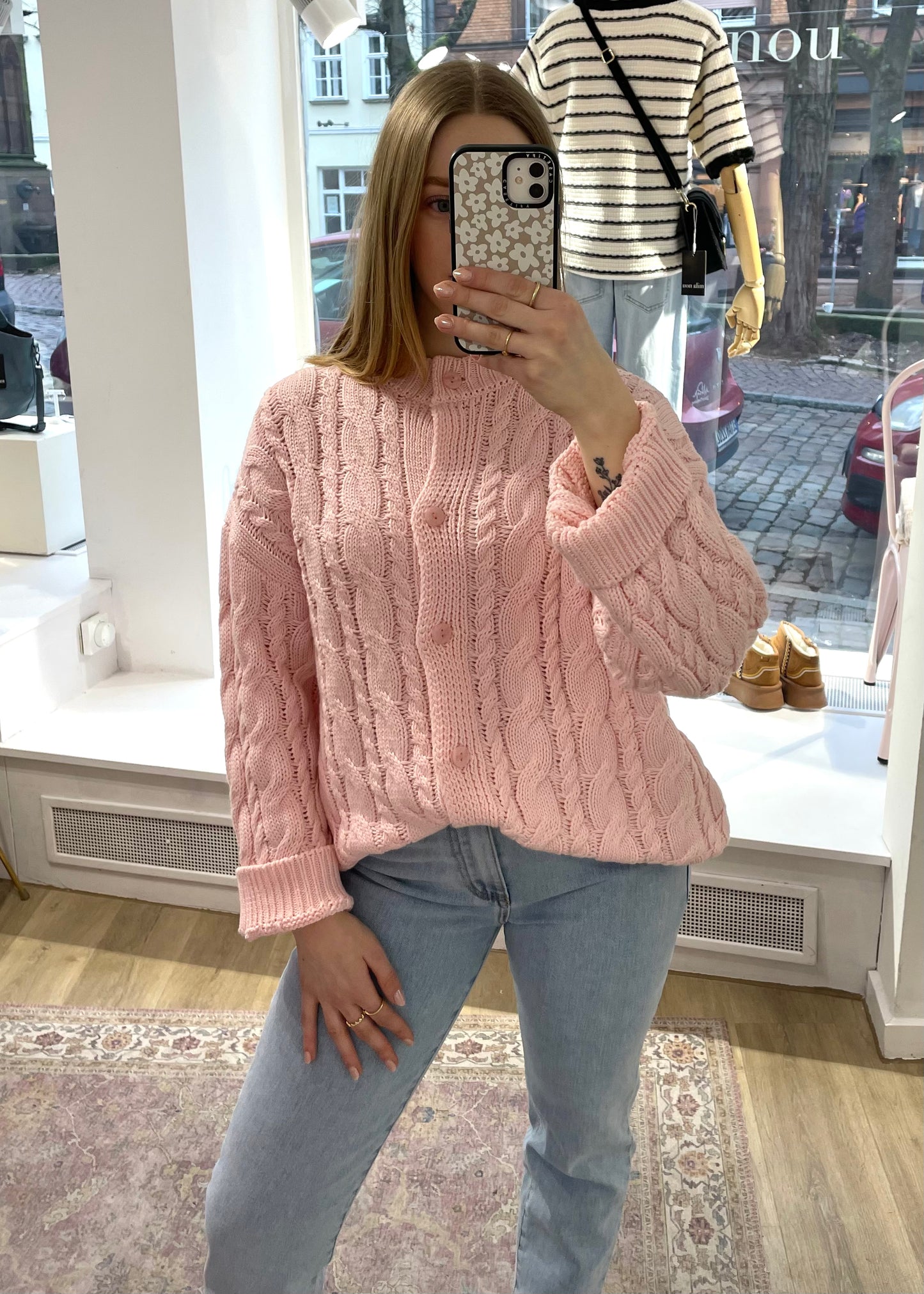 Cardigan „Cotton“ rosa