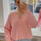 Cardigan „Kathy“ Hellrosa