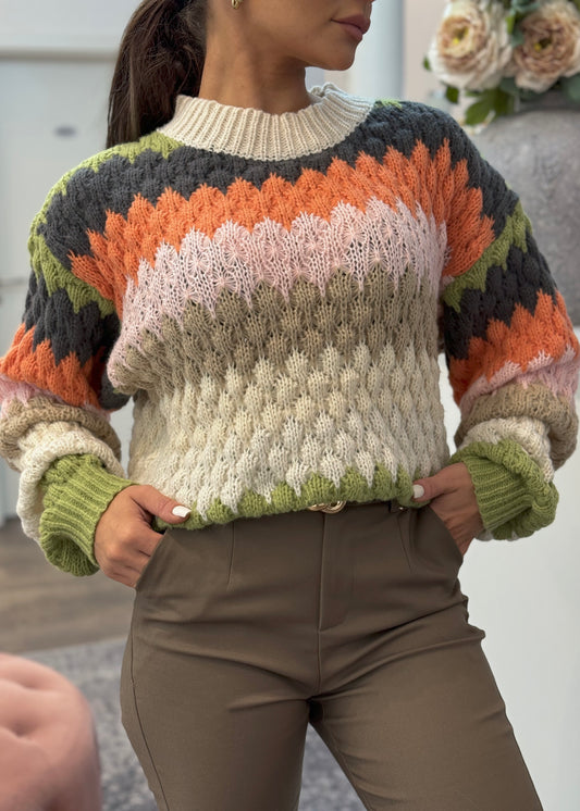 Grobstrick Pullover