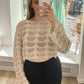 Häkeltop „Leana“ sand