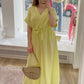Maxikleid „Cleo“ butteryellow