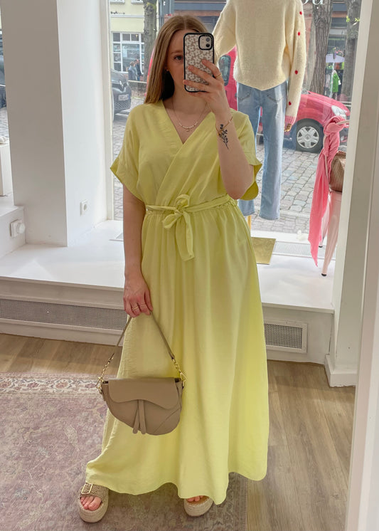 Maxikleid „Cleo“ butteryellow