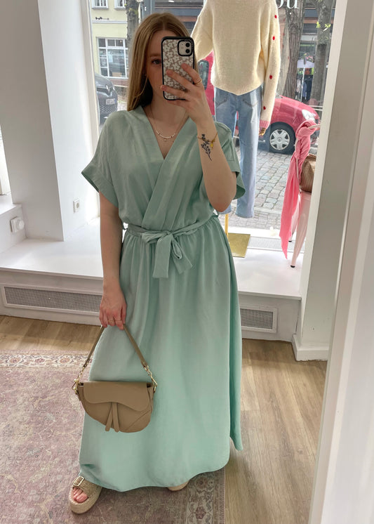 Maxikleid „Cleo“ eucalyptusgreen