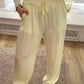 Butteryellow Stoffhose in Satinoptik