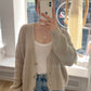 Basic Cardigan greige