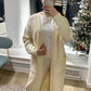 Langer Cardigan creme