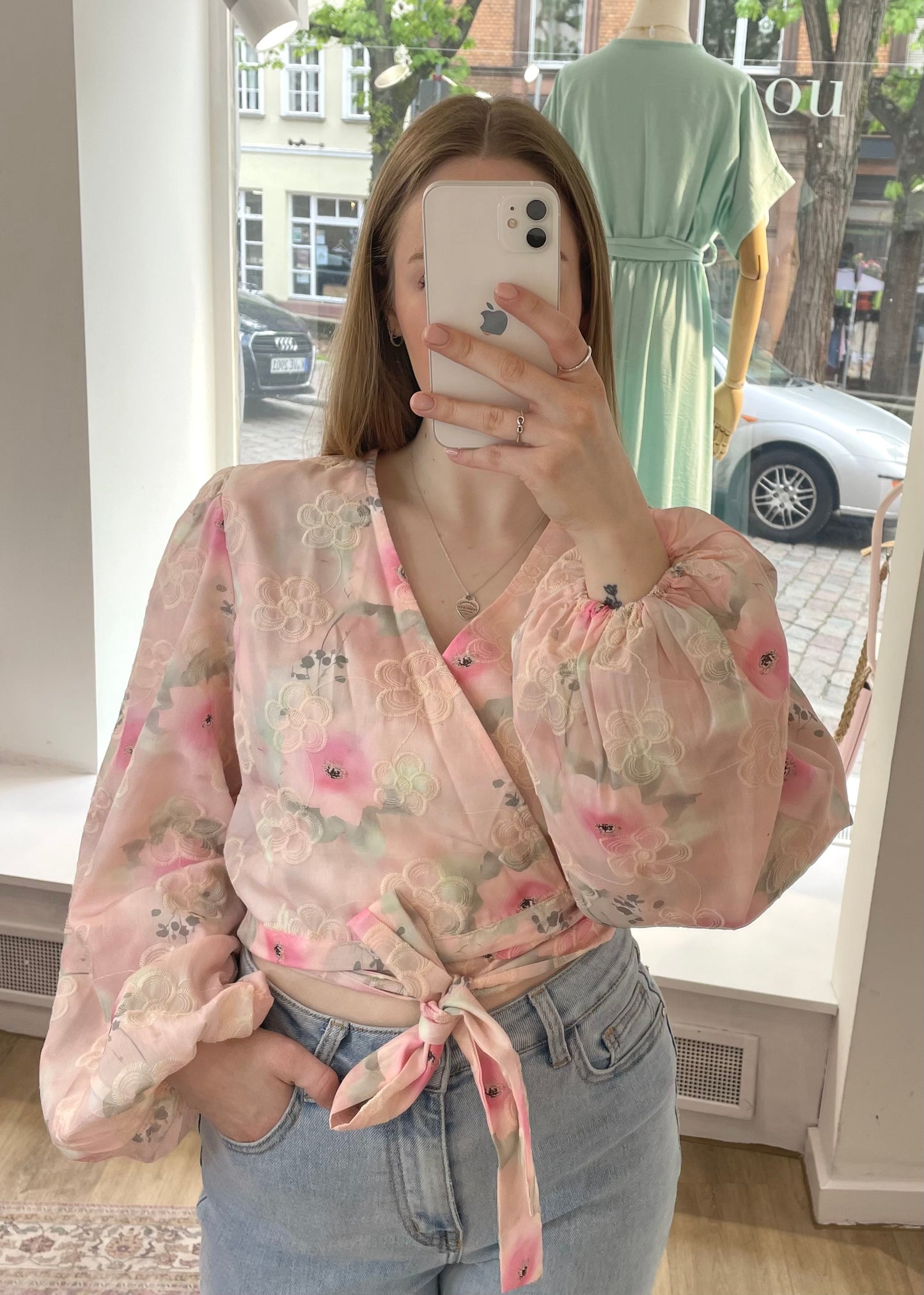 Wickelbluse „Rosa“