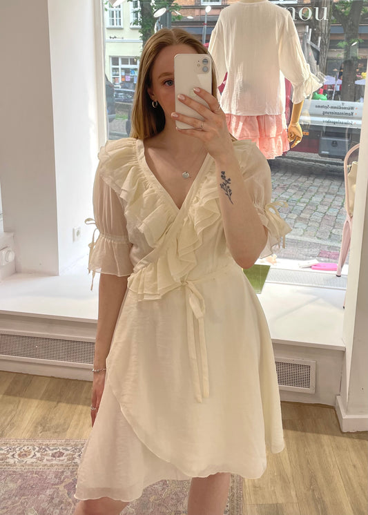 Wickelkleid „Violetta“ creme