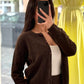 Schokobraunes Strickset
