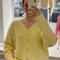 Cardigan „Kathy“ buttergelb
